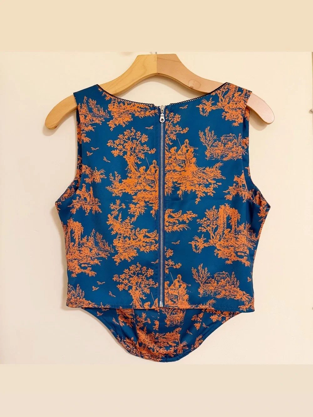 MIAOU | Corset Top in Marmalade Toile size Medium NWT